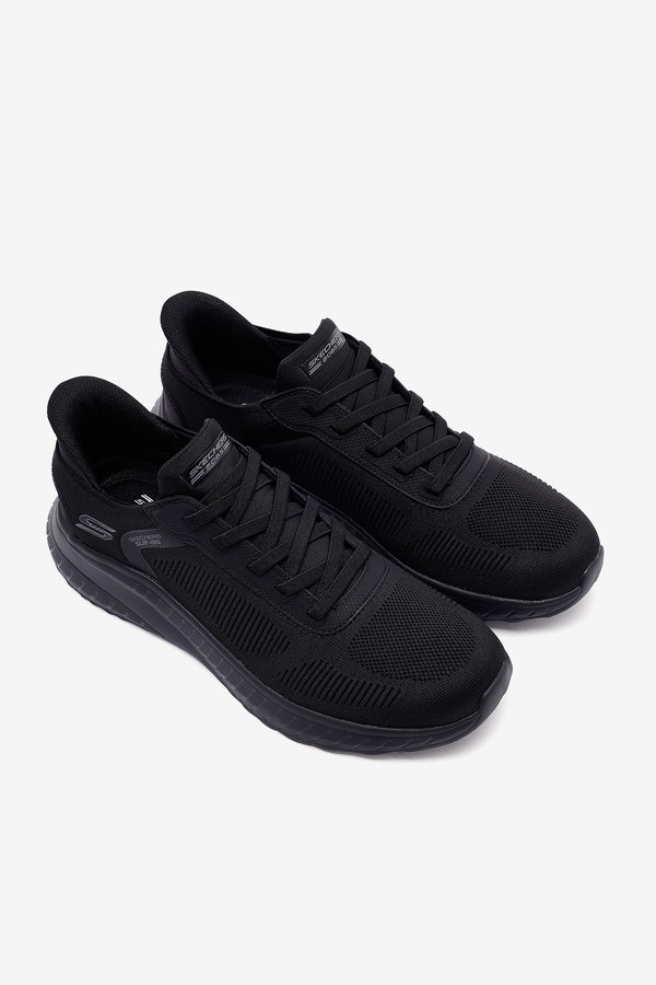 Skechers Bobs Squad Chaos Solid Step 118312 BBK Erkek Spor Ayakkabı Siyah