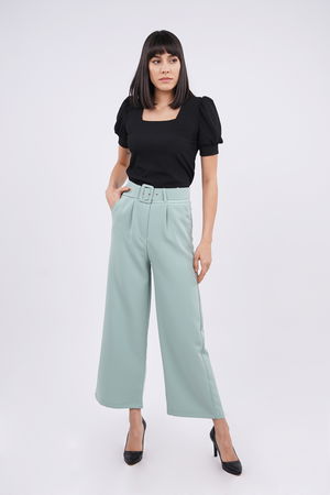 Gabria Bol Paça Kemerli Pantolon Gabria Bol Paça Kemerli Pantolon