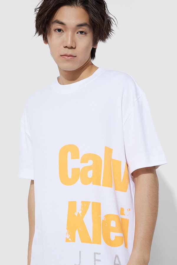 Calvin Klein Erkek T-shirt BEYAZ