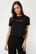 Guess Kadın T-shirt Siyah