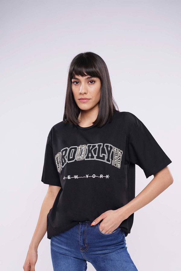 Gabria Brooklyn Yazılı T-shirt