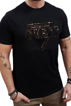 Guess Erkek T-shirt Siyah