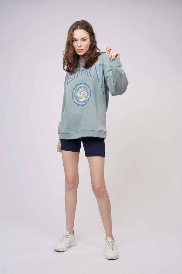 California Baskılı Sweat MINT California Baskılı Sweat MINT