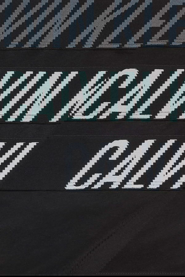 Calvin Klein 3lü Erkek Boxser SIYAH