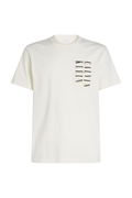 Calvin Klein Bisiklet Yaka Erkek T-shirt Beyaz