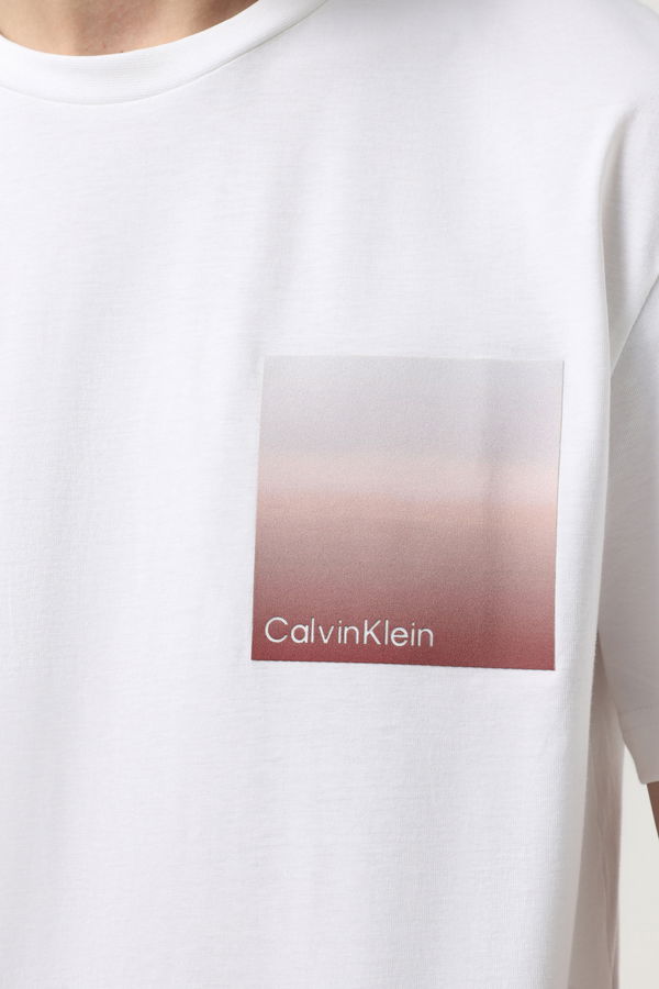 Calvin Klein Bisiklet Yaka Erkek T-shirt Beyaz Calvin Klein Bisiklet Yaka Erkek T-shirt Beyaz