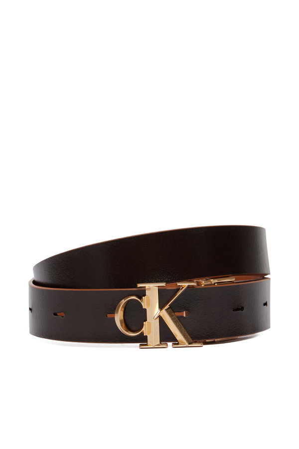 Calvin Klein Deri Çift Taraflı Kemer TABA