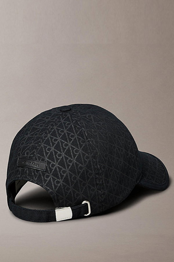 Calvin Klein Emblem Print Kadın Şapka SIYAH