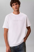 Calvin Klein Erkek Bisiklet Yaka T-shirt BEYAZ