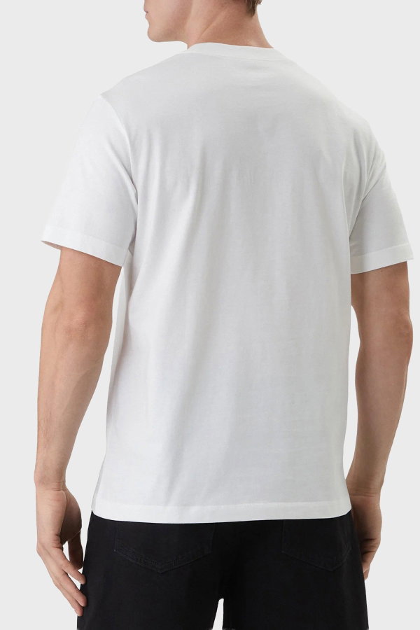 Calvin Klein Erkek Bisiklet Yaka T-shirt BEYAZ
