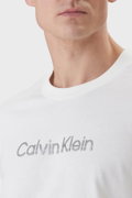 Calvin Klein Erkek Bisiklet Yaka T-shirt BEYAZ