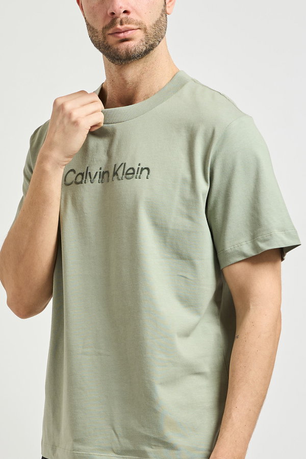 Calvin Klein Erkek Bisiklet Yaka T-shirt MINT