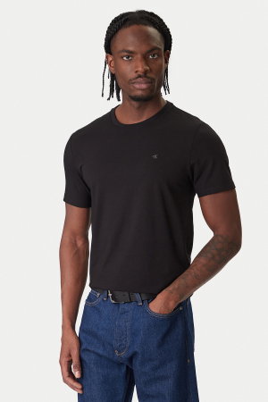 Calvin Klein Erkek Bisiklet Yaka T-shirt SIYAH