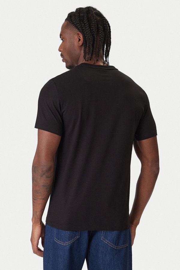 Calvin Klein Erkek Bisiklet Yaka T-shirt SIYAH