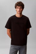 Calvin Klein Erkek Bisiklet Yaka T-shirt SIYAH