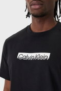 Calvin Klein Erkek Bisiklet Yaka T-shirt SIYAH