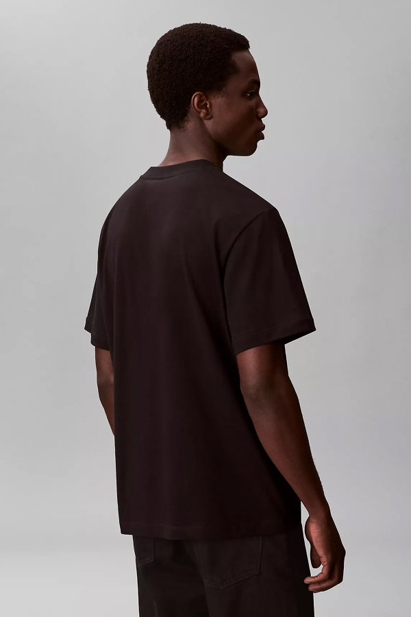 Calvin Klein Erkek Bisiklet Yaka T-shirt SIYAH