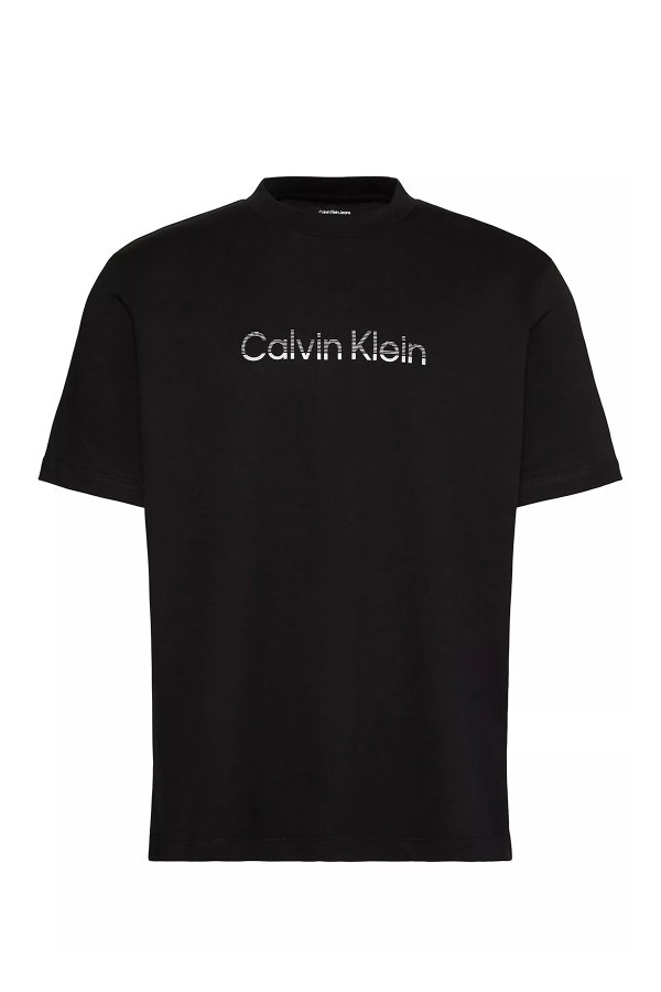 Calvin Klein Erkek Bisiklet Yaka T-shirt SIYAH