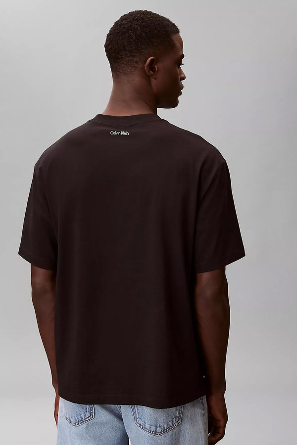 Calvin Klein Erkek Bisiklet Yaka T-shirt SIYAH