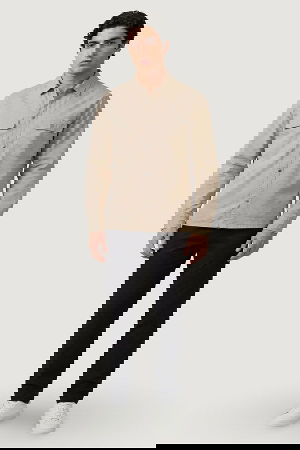 Calvin Klein Erkek Gömlek BEJ