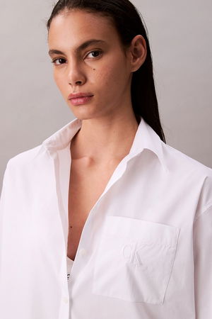 Calvin Klein Kadın Gömlek Beyaz