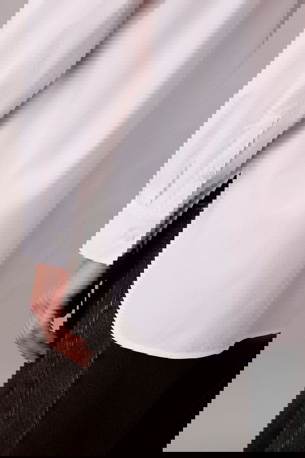 Calvin Klein Kadın Gömlek Beyaz