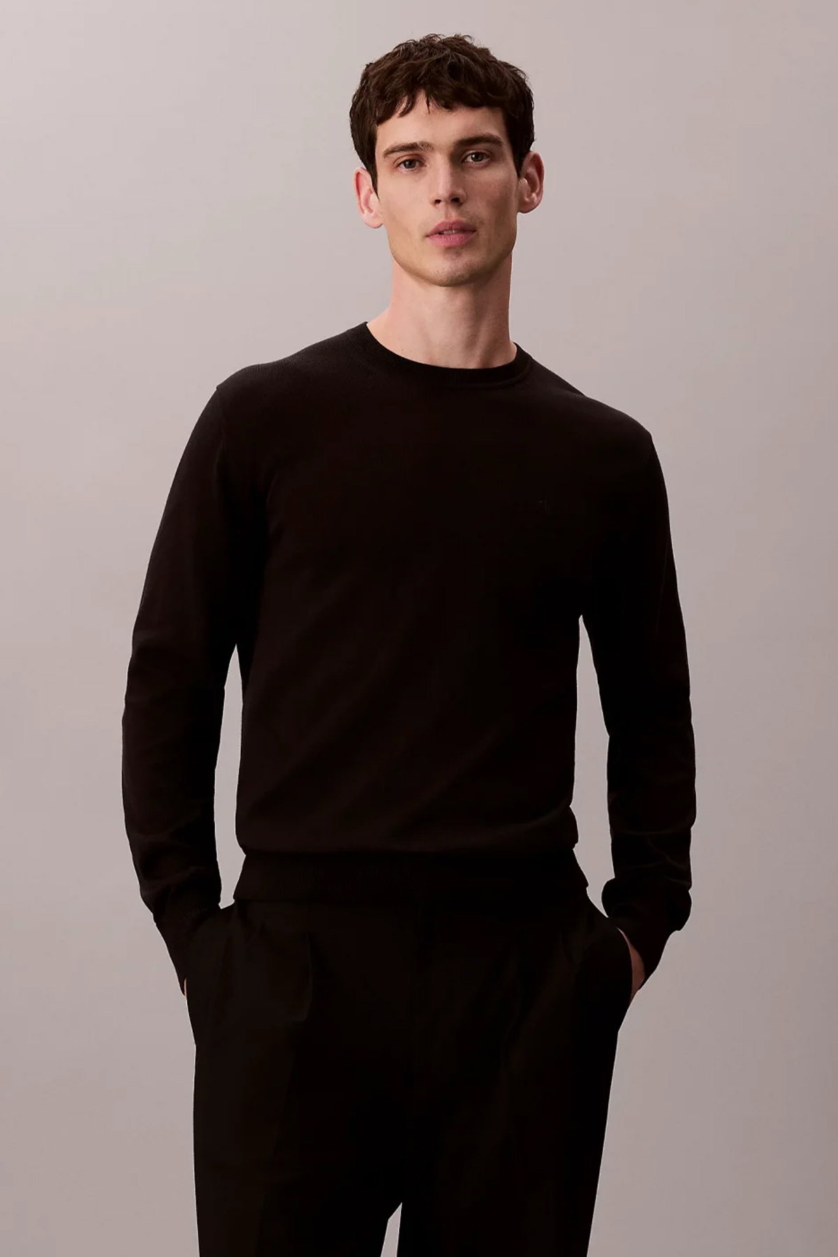 Calvin Klein Erkek Kazak SIYAH
