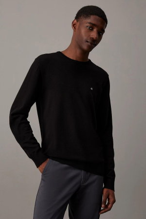 Calvin Klein Erkek Kazak SIYAH