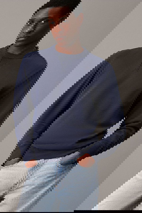 Calvin Klein Erkek Sweatshirt LACIVERT Calvin Klein Erkek Sweatshirt LACIVERT