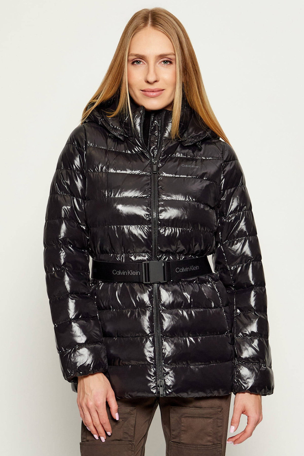 Calvin Klein Kadın Mont SIYAH