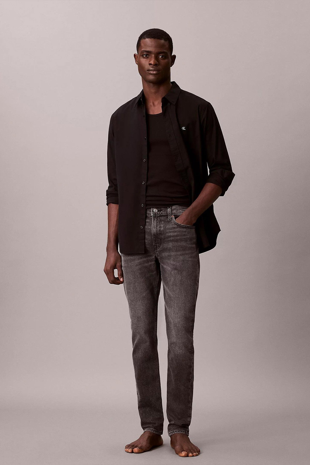 Calvin Klein Erkek Pantolon GRI