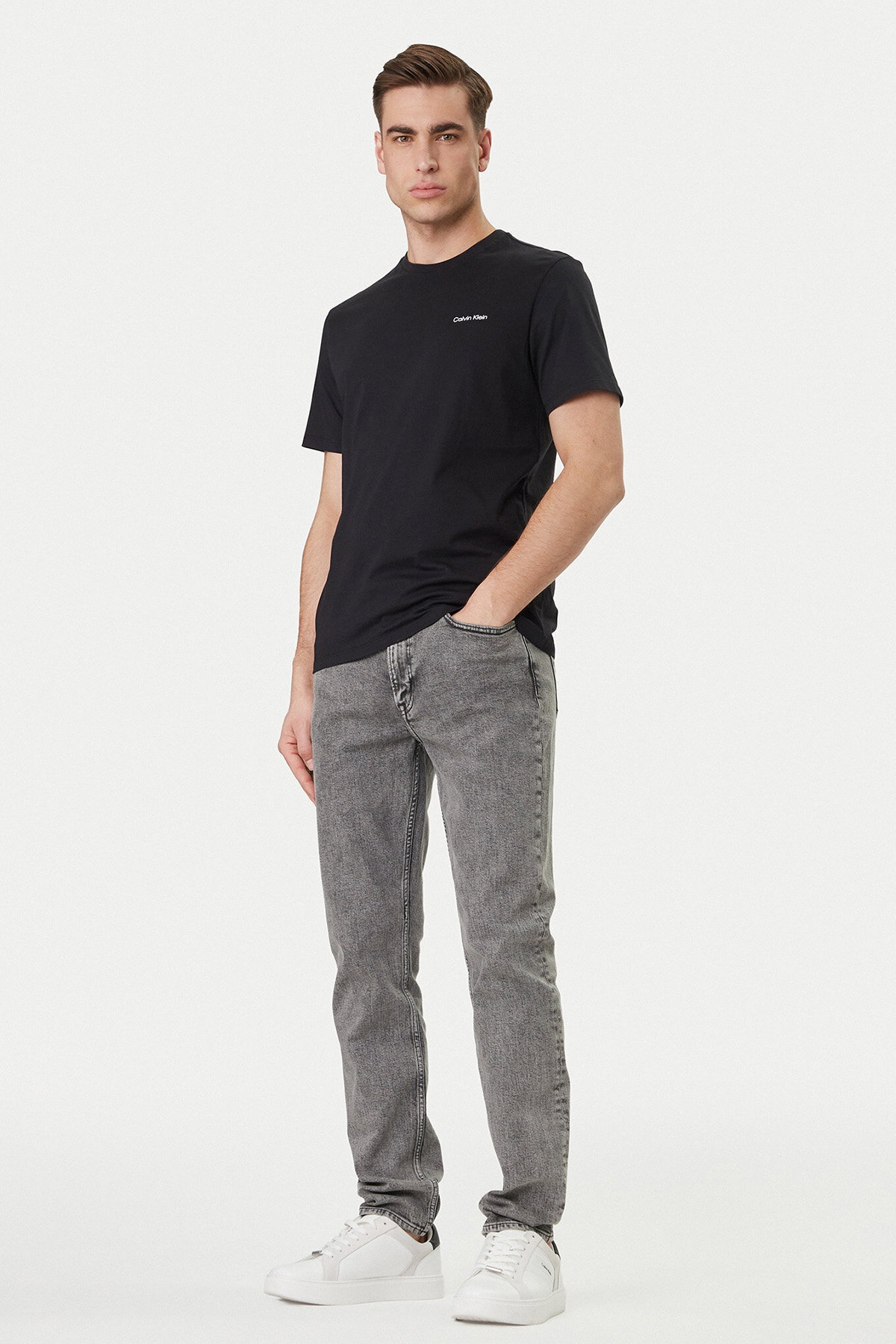 Calvin Klein Erkek Pantolon GRI