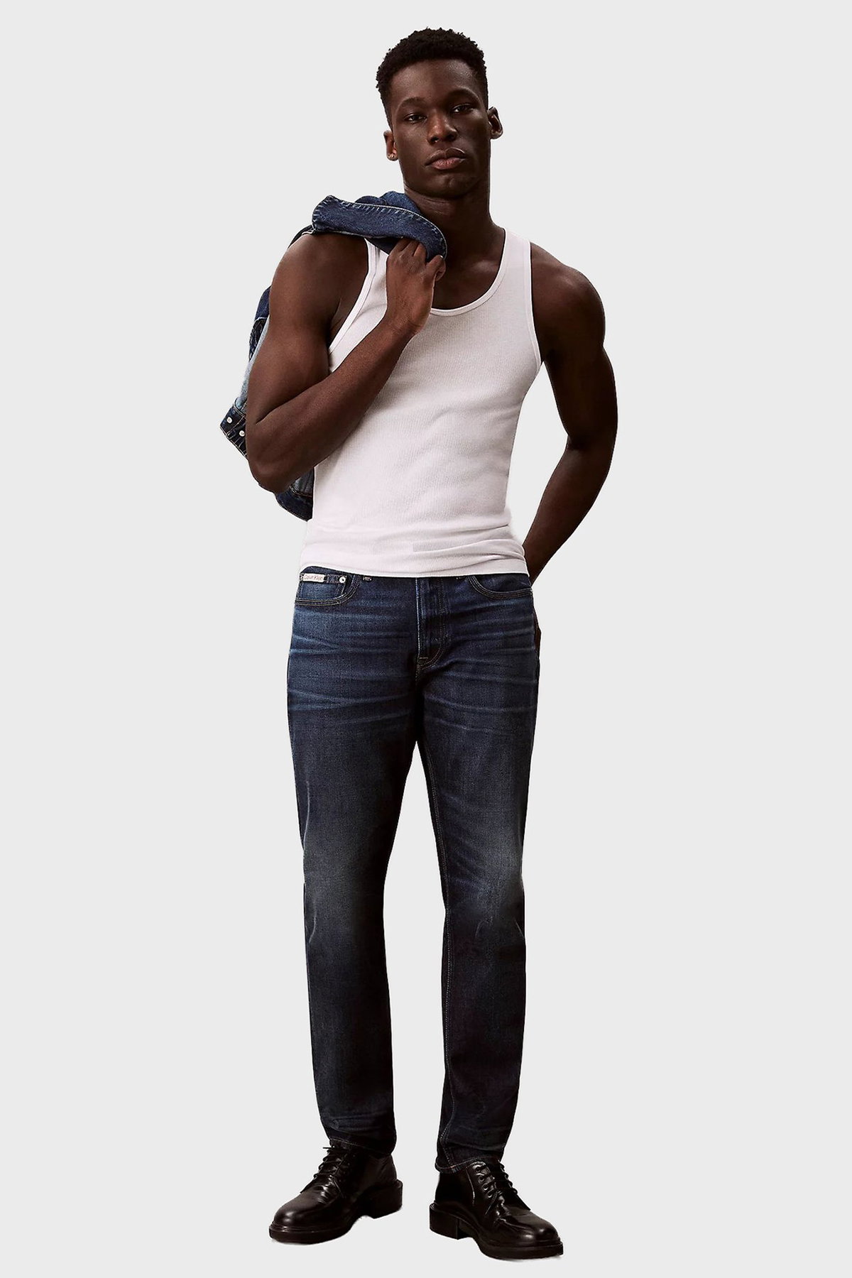 Calvin Klein Erkek Jean Pantolon LACIVERT