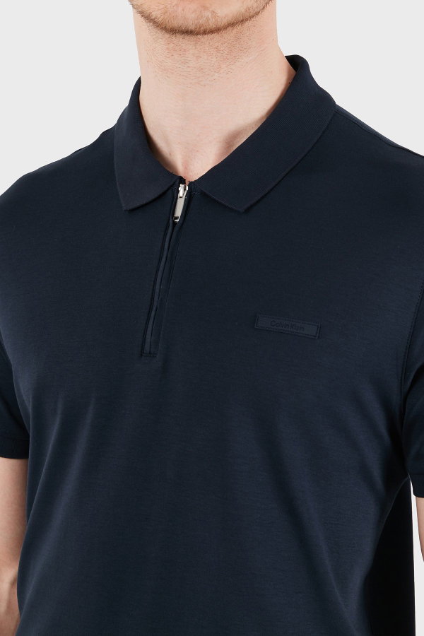Calvin Klein Erkek Polo Yaka T-shirt LACIVERT