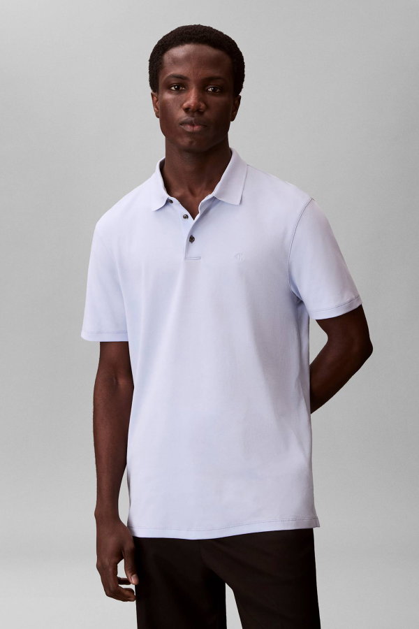 Calvin Klein Erkek  Polo Yaka T-shirt LILA