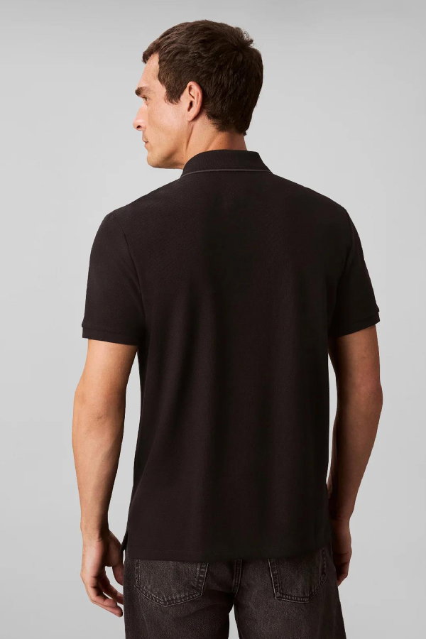 Calvin Klein Erkek Polo Yaka T-shirt SIYAH