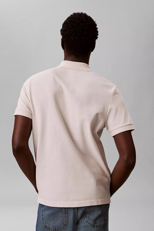 Calvin Klein Erkek Polo Yaka T-shirt KIRIKBEYAZ