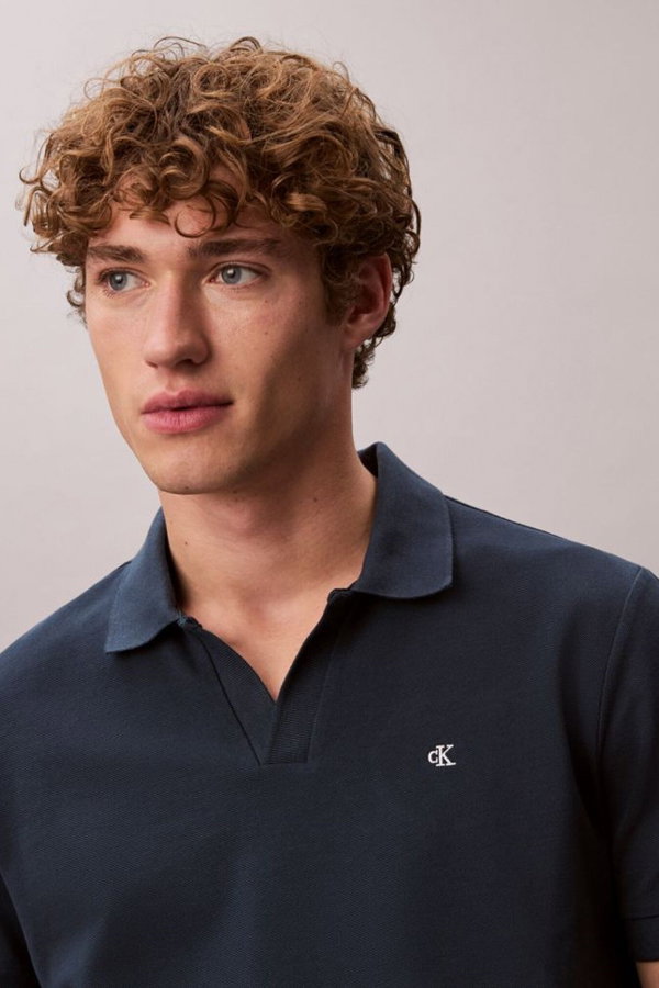 Calvin Klein Erkek Polo Yaka T-shirt LACIVERT