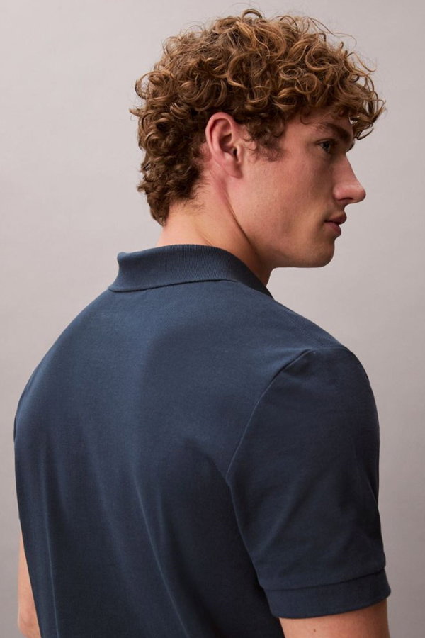 Calvin Klein Erkek Polo Yaka T-shirt LACIVERT
