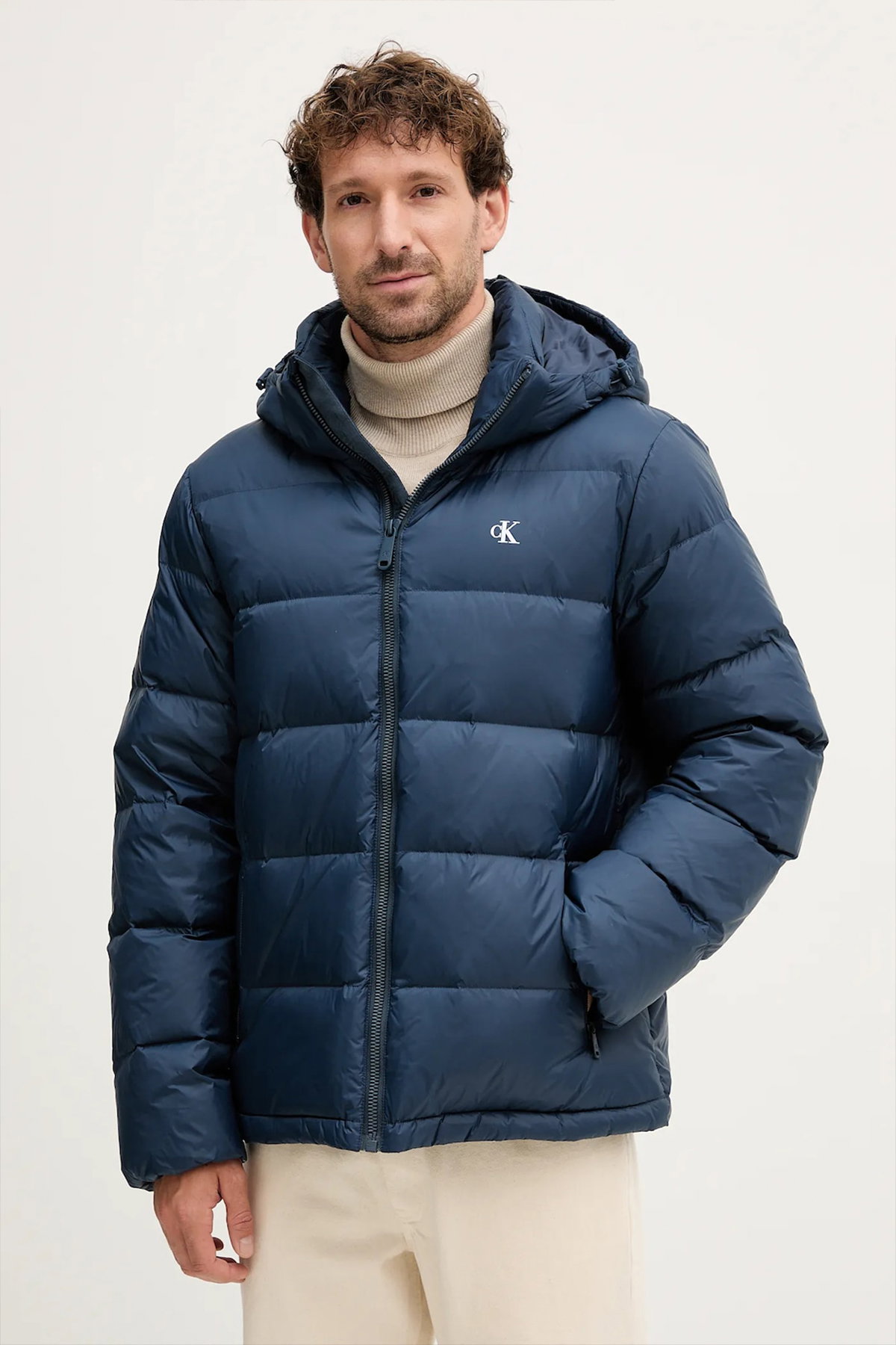 Calvin Klein Erkek Şişme Mont LACIVERT