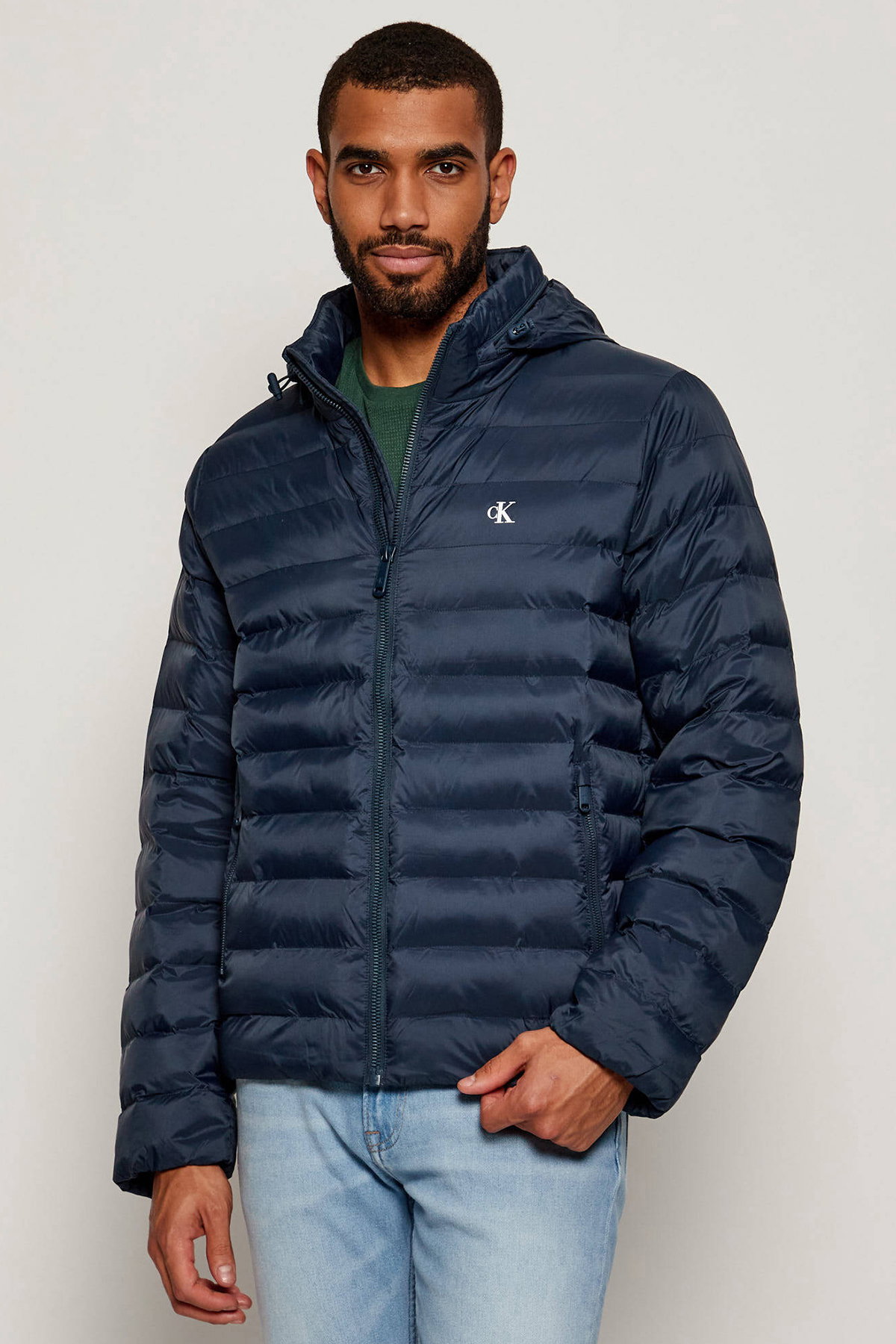 Calvin Klein Erkek Şişme Mont LACIVERT