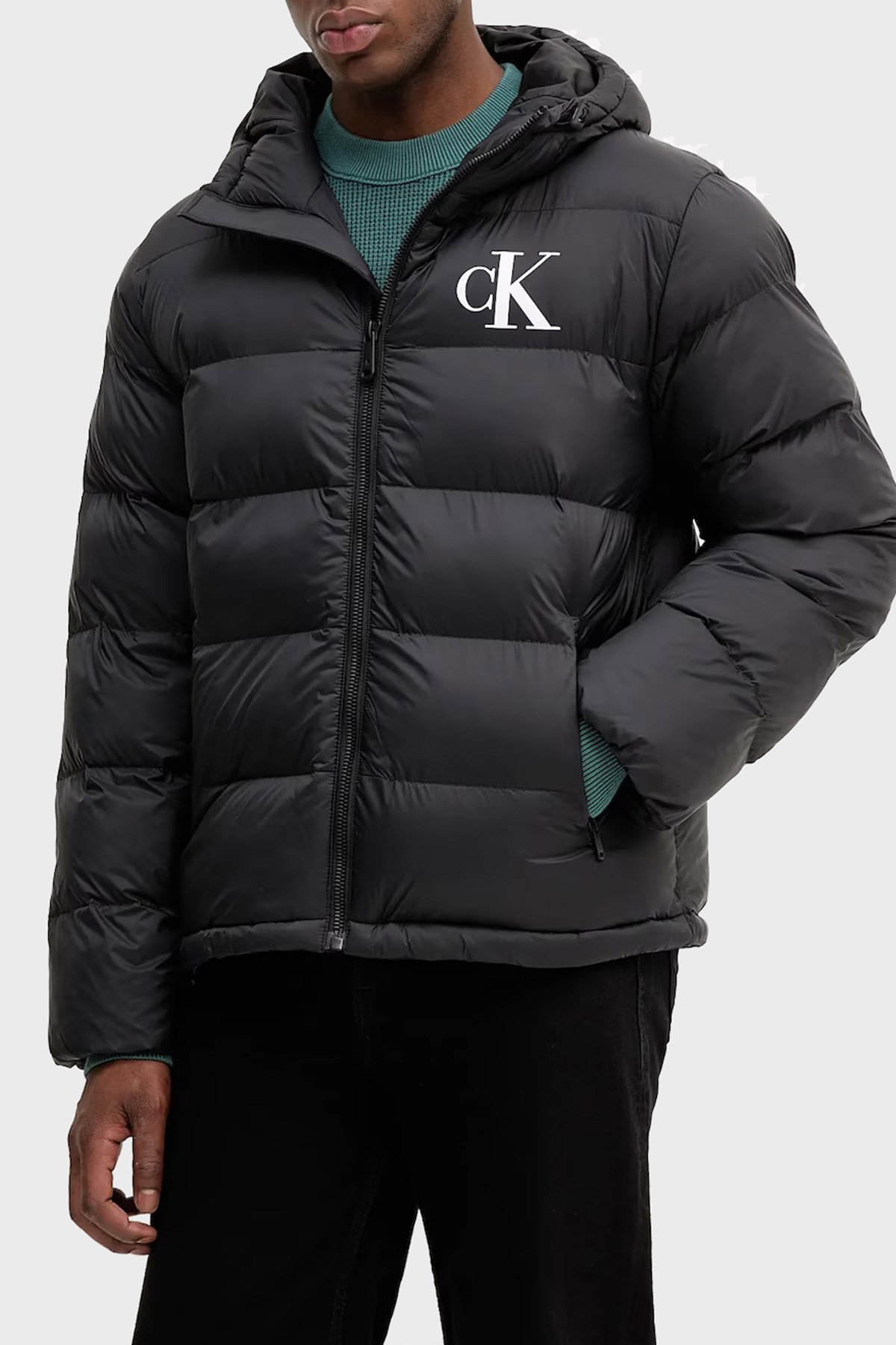 Calvin Klein Erkek Şişme Mont SIYAH