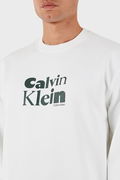 Calvin Klein Erkek Sweatshirt Beyaz