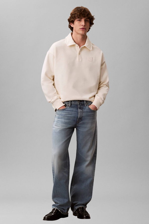 Calvin Klein Erkek Sweatshirt EKRU