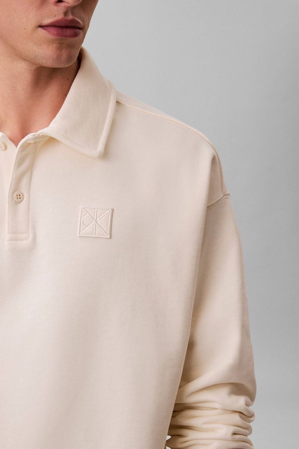 Calvin Klein Erkek Sweatshirt EKRU