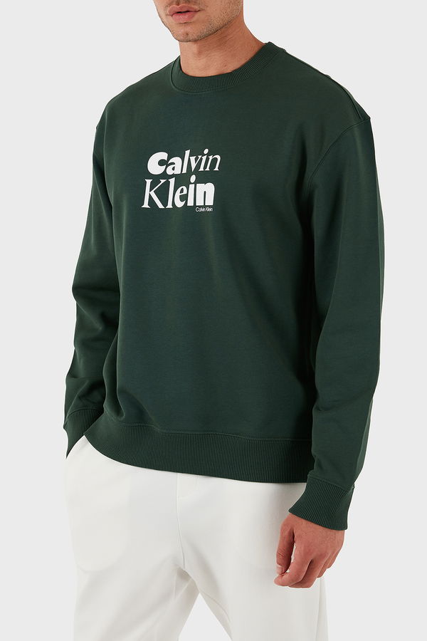 Calvin Klein Erkek Sweatshirt HAKI