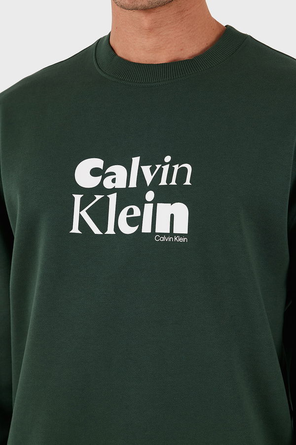 Calvin Klein Erkek Sweatshirt HAKI