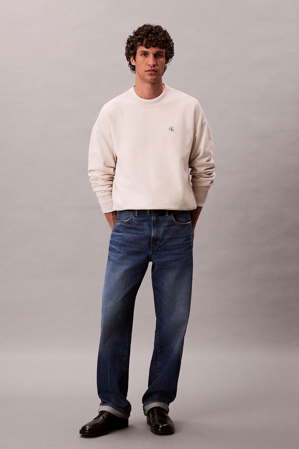 Calvin Klein Erkek Sweatshirt KREM Calvin Klein Erkek Sweatshirt KREM