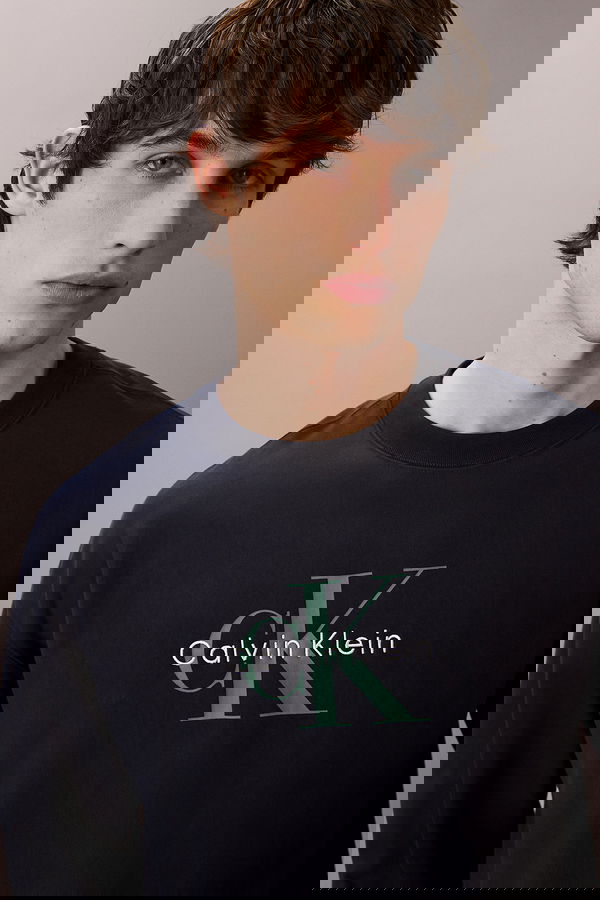 Calvin Klein Erkek Sweatshirt LACIVERT