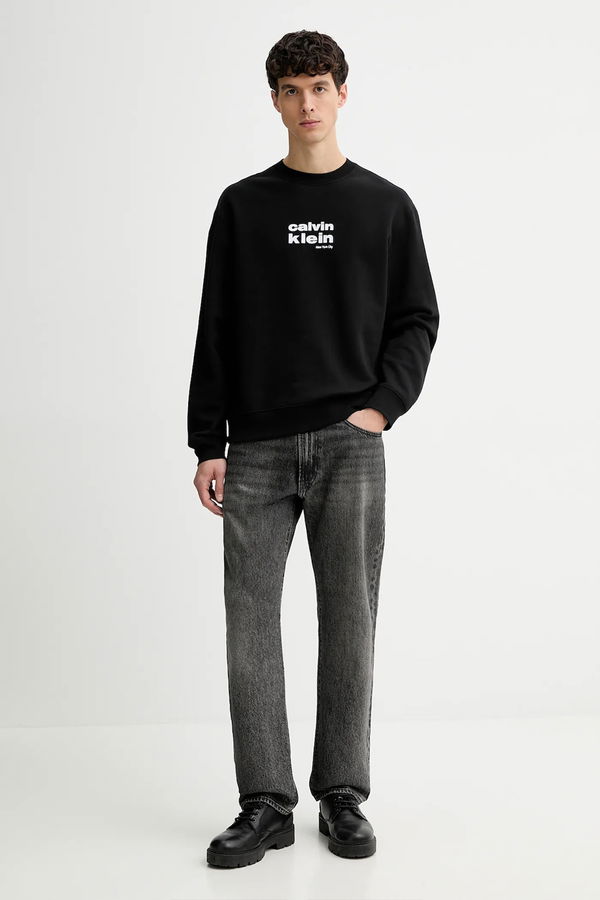 Calvin Klein Erkek Sweatshirt SIYAH